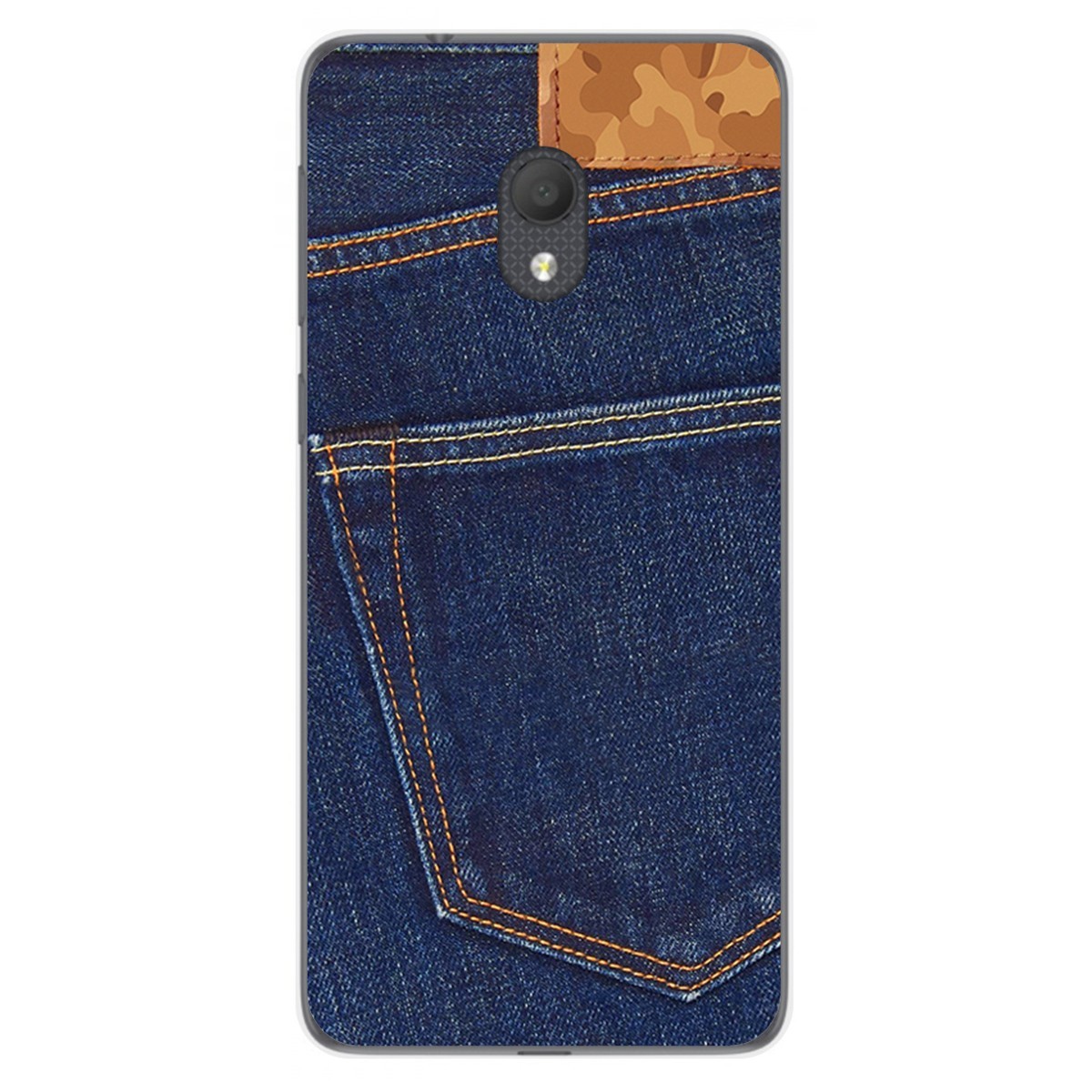 Funda Gel Tpu para Alcatel 1C 2019 diseño Vaquero Dibujos
