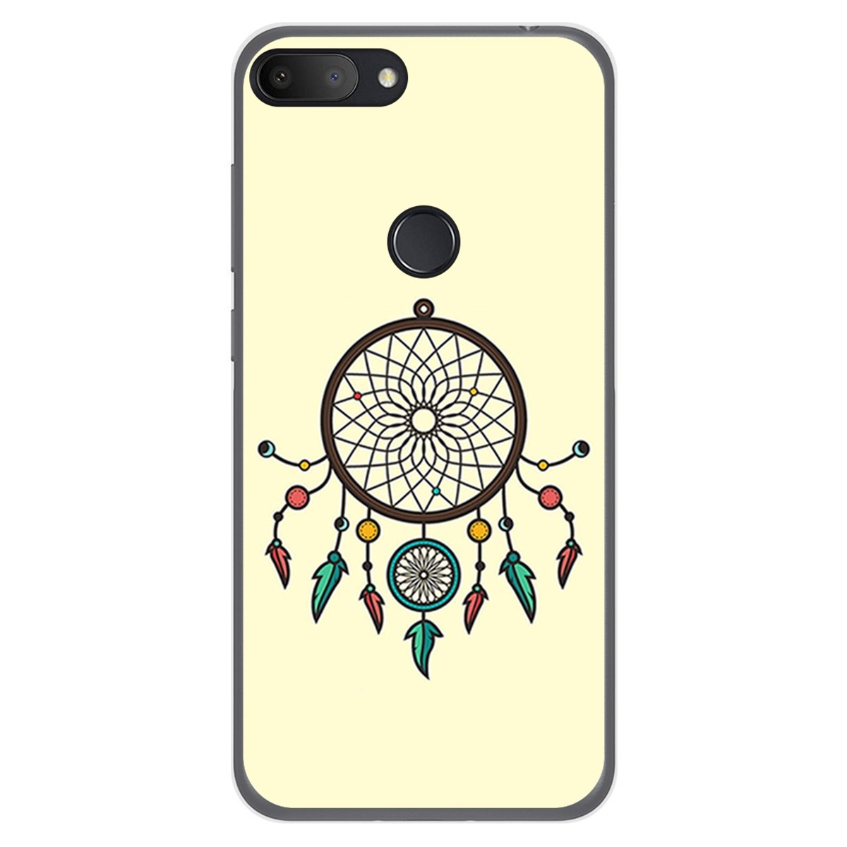 Funda Gel Tpu para Alcatel 1S 2019 diseño Atrapasueños Dibujos