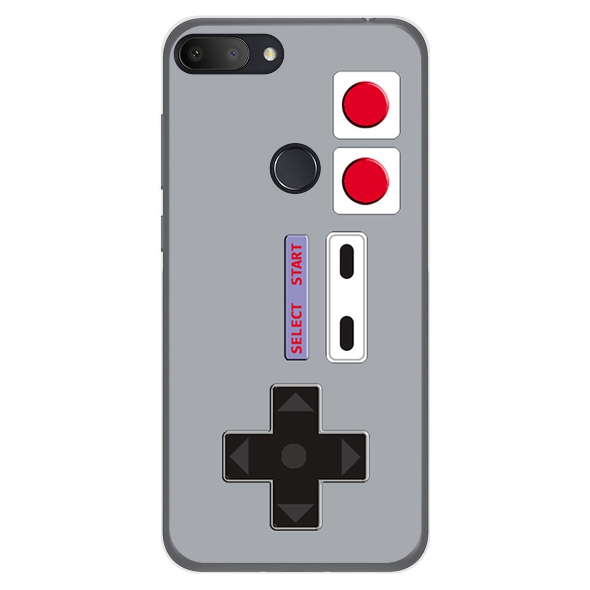 Funda Gel Tpu para Alcatel 1S 2019 diseño Consola Dibujos