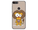 Funda Gel Tpu para Alcatel 1S 2019 diseño Leon Dibujos