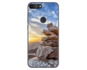 Funda Gel Tpu para Alcatel 1S 2019 diseño Sunset Dibujos