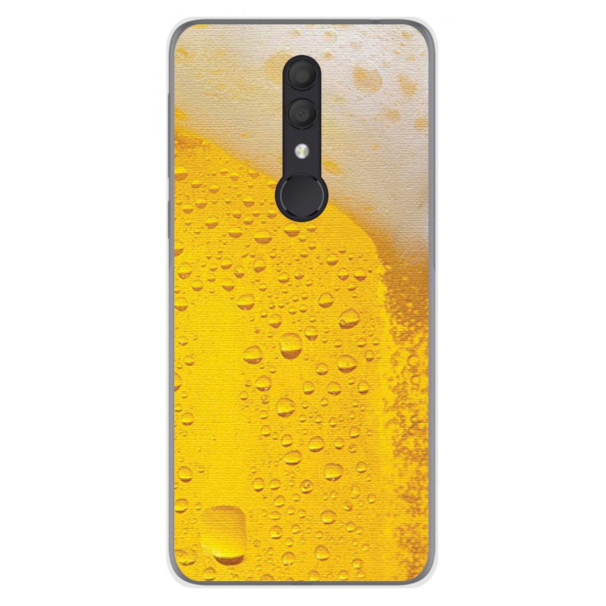 Funda Gel Tpu para Alcatel 1X 2019 diseño Cerveza Dibujos