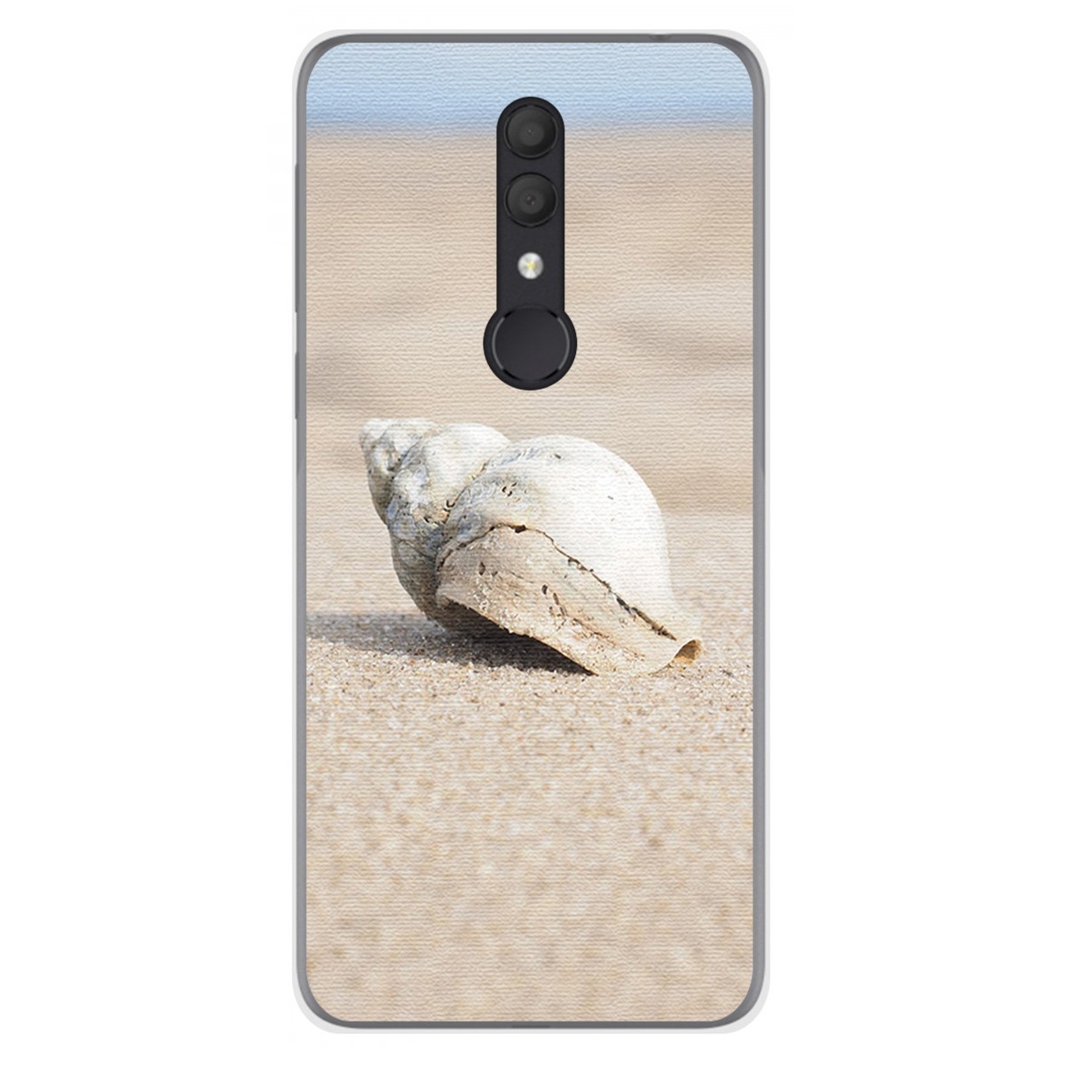 Funda Gel Tpu para Alcatel 1X 2019 diseño Concha Dibujos