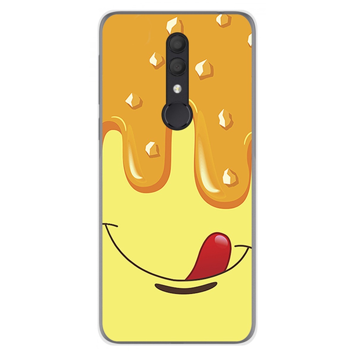 Funda Gel Tpu para Alcatel 1X 2019 diseño Helado Vainilla Dibujos