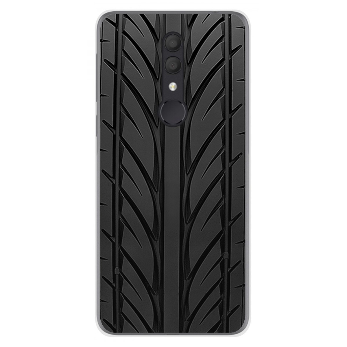 Funda Gel Tpu para Alcatel 1X 2019 diseño Neumatico Dibujos