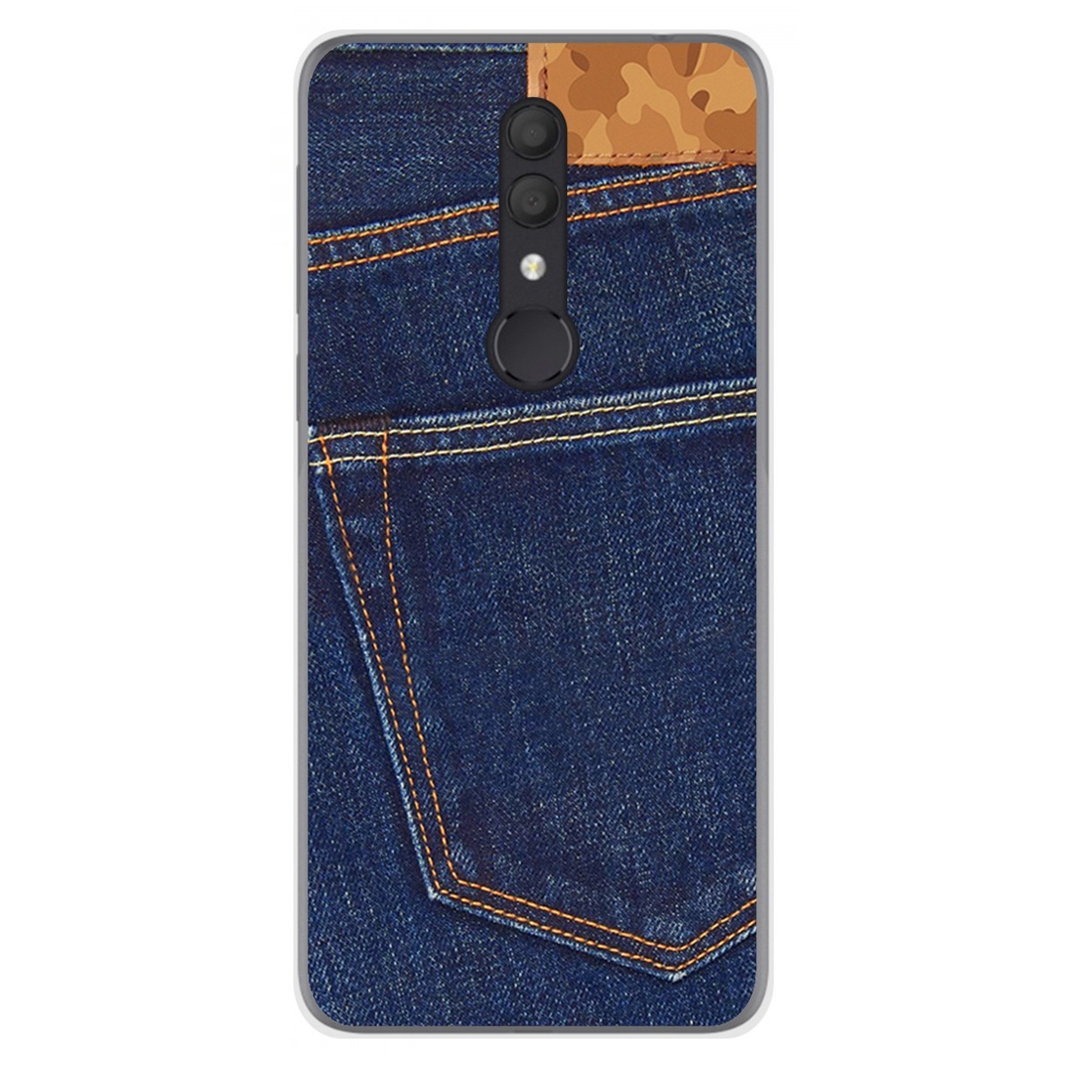Funda Gel Tpu para Alcatel 1X 2019 diseño Vaquero Dibujos