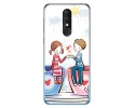 Funda Gel Tpu para Alcatel 3 2019 diseño Café Dibujos