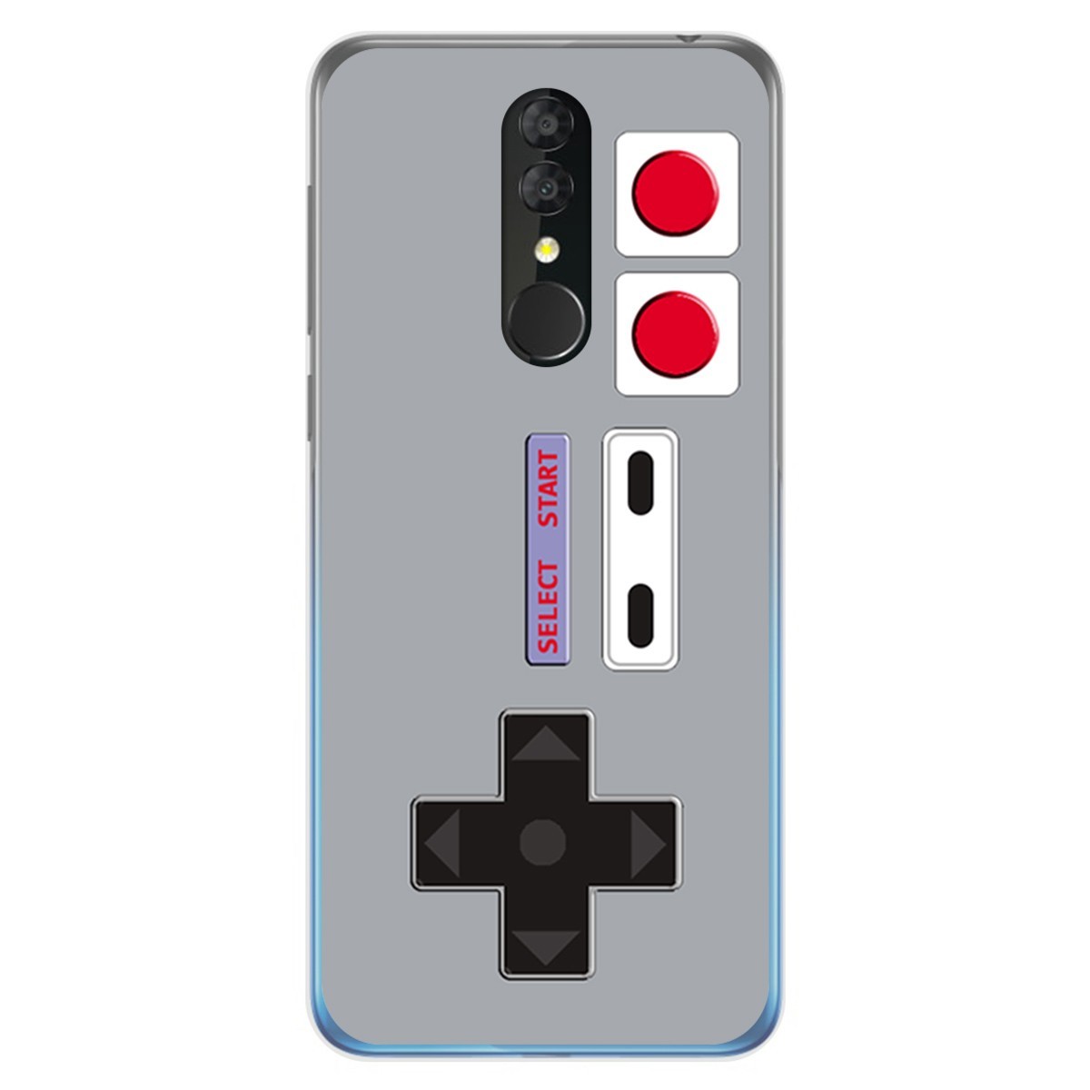 Funda Gel Tpu para Alcatel 3 2019 diseño Consola Dibujos