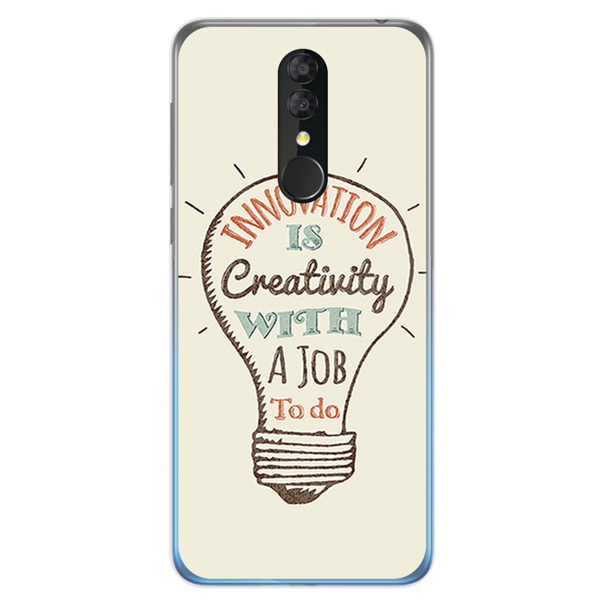 Funda Gel Tpu para Alcatel 3 2019 diseño Creativity Dibujos