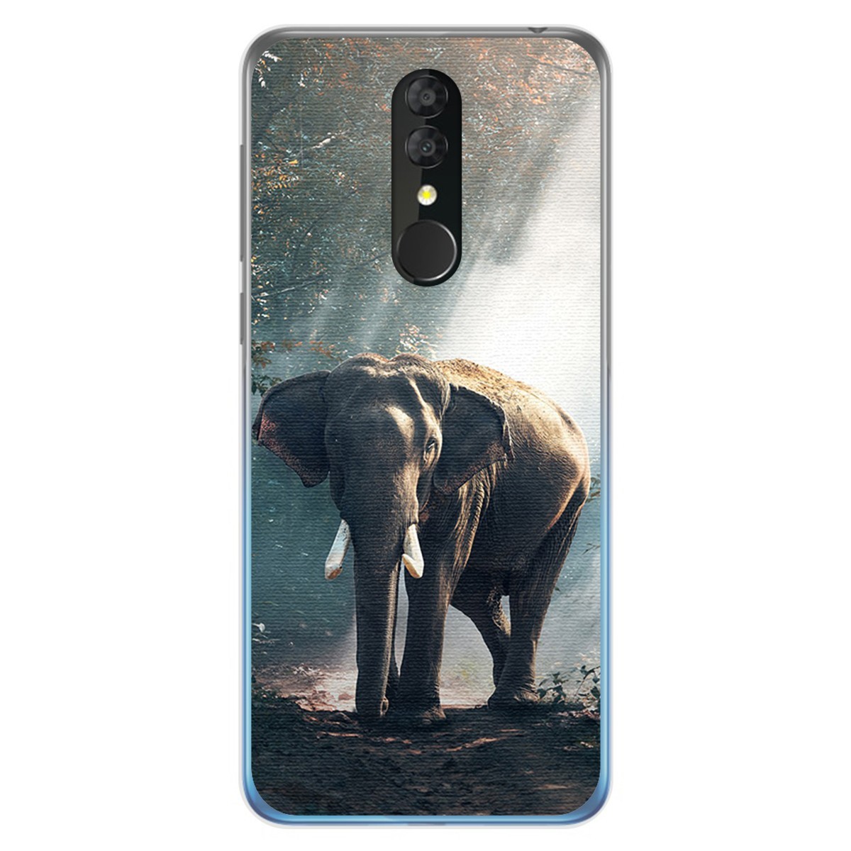 Funda Gel Tpu para Alcatel 3 2019 diseño Elefante Dibujos