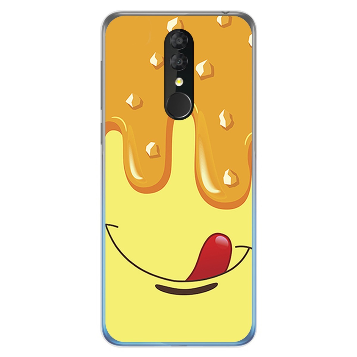 Funda Gel Tpu para Alcatel 3 2019 diseño Helado Vainilla Dibujos