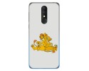 Funda Gel Tpu para Alcatel 3 2019 diseño Leones Dibujos