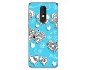 Funda Gel Tpu para Alcatel 3 2019 diseño Mariposas Dibujos