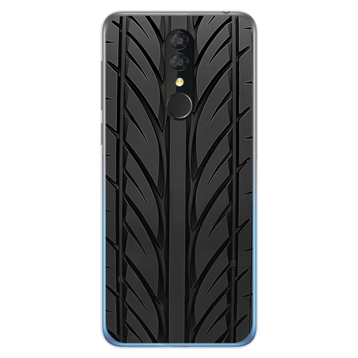 Funda Gel Tpu para Alcatel 3 2019 diseño Neumatico Dibujos