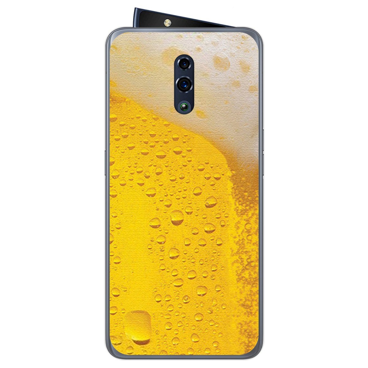 Funda Gel Tpu para Oppo Reno diseño Cerveza Dibujos