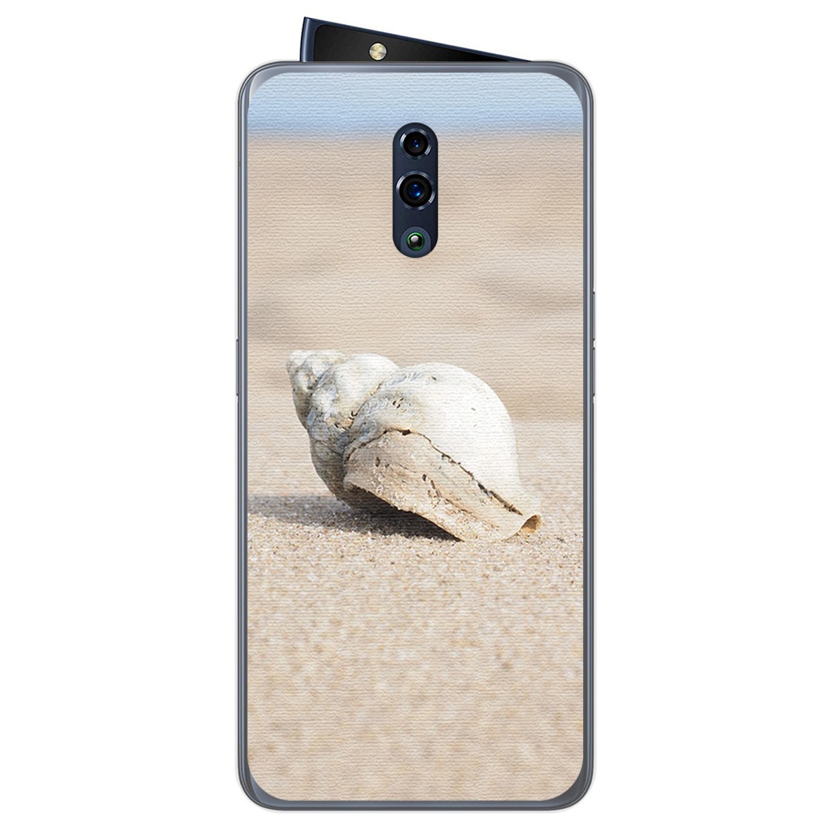 Funda Gel Tpu para Oppo Reno diseño Concha Dibujos