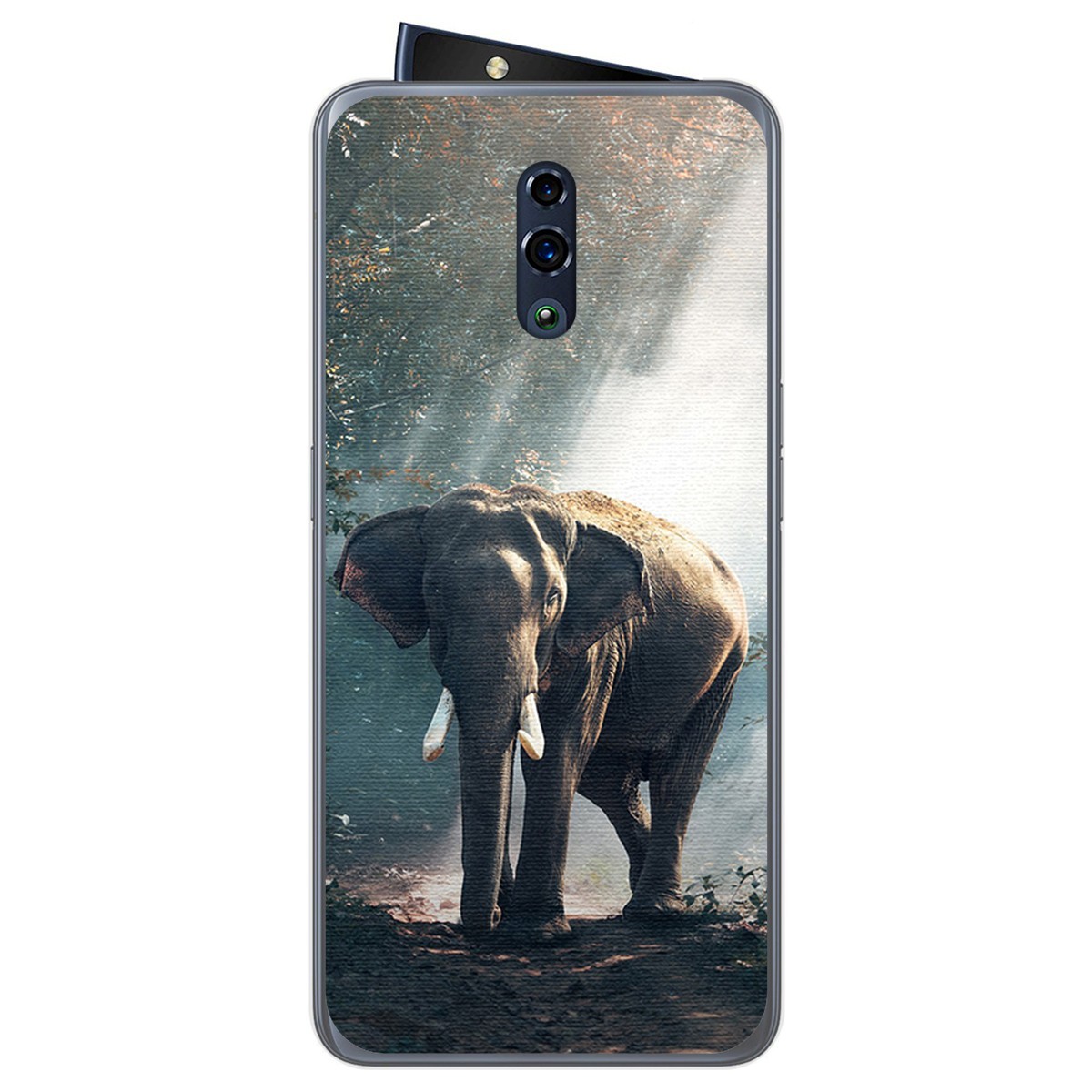 Funda Gel Tpu para Oppo Reno diseño Elefante Dibujos