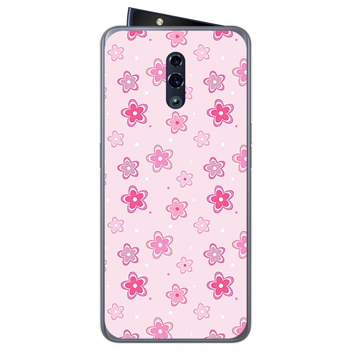 Funda Gel Tpu para Oppo Reno diseño Flores Dibujos