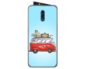 Funda Gel Tpu para Oppo Reno diseño Furgoneta Dibujos