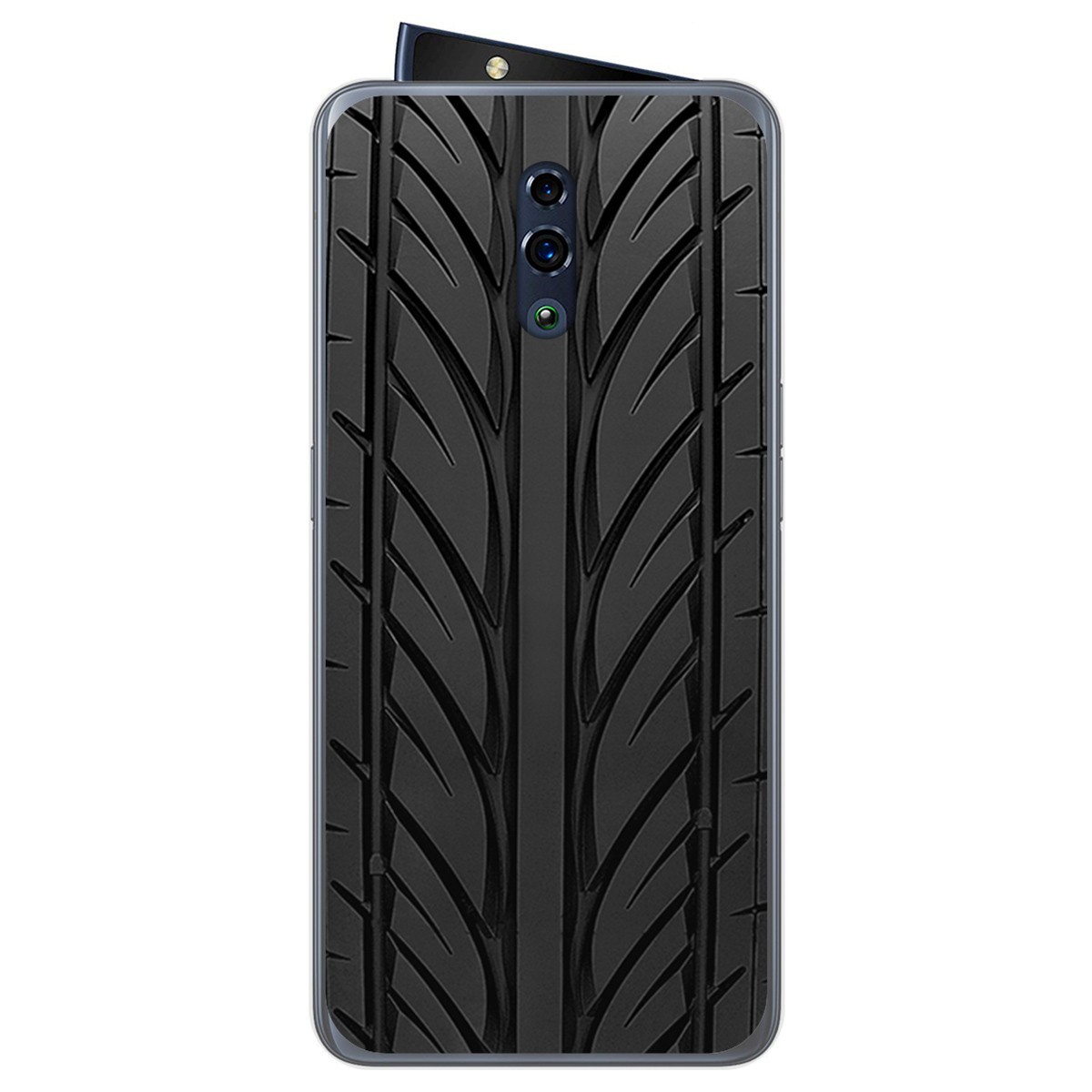 Funda Gel Tpu para Oppo Reno diseño Neumatico Dibujos