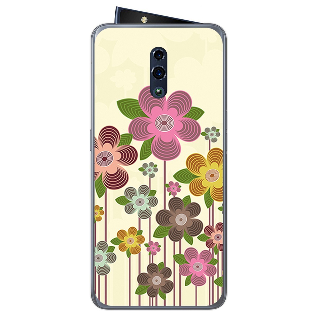 Funda Gel Tpu para Oppo Reno diseño Primavera En Flor Dibujos