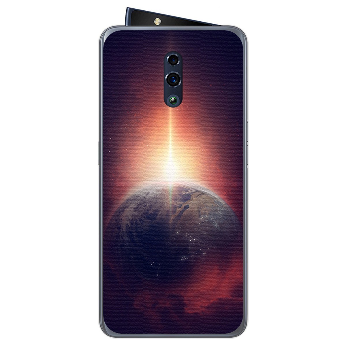 Funda Gel Tpu para Oppo Reno diseño Tierra Dibujos
