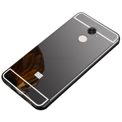 Funda Bumper Negra Aluminio + Tapa Trasera para Xiaomi Redmi 4