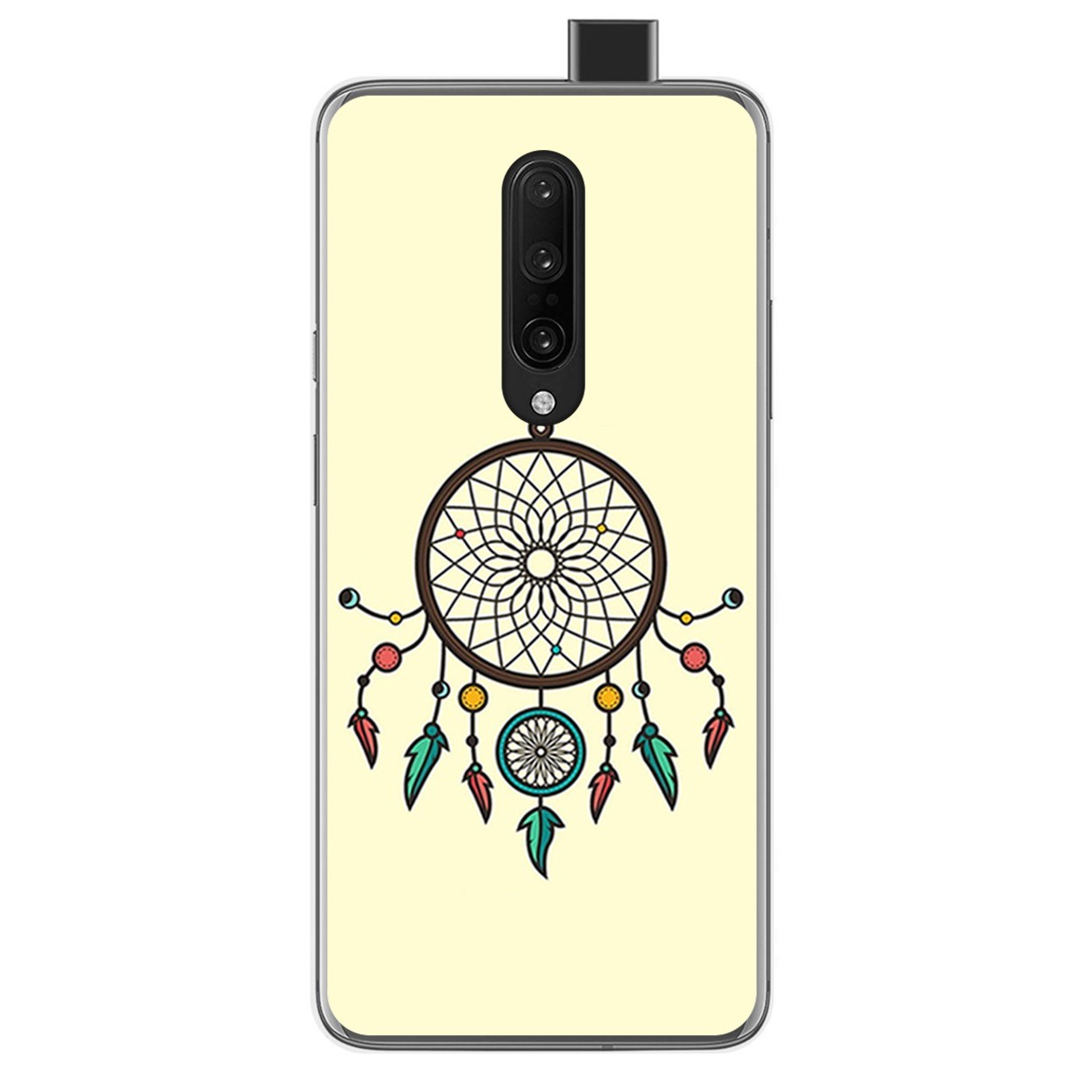 Funda Gel Tpu para Oneplus 7 Pro diseño Atrapasueños Dibujos