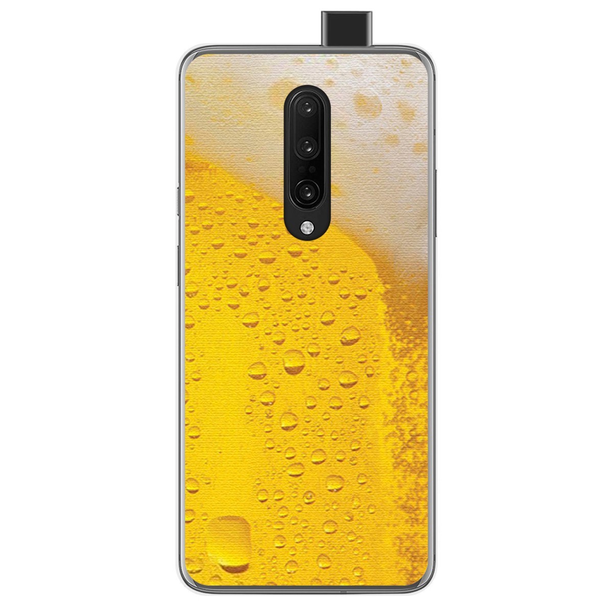 Funda Gel Tpu para Oneplus 7 Pro diseño Cerveza Dibujos