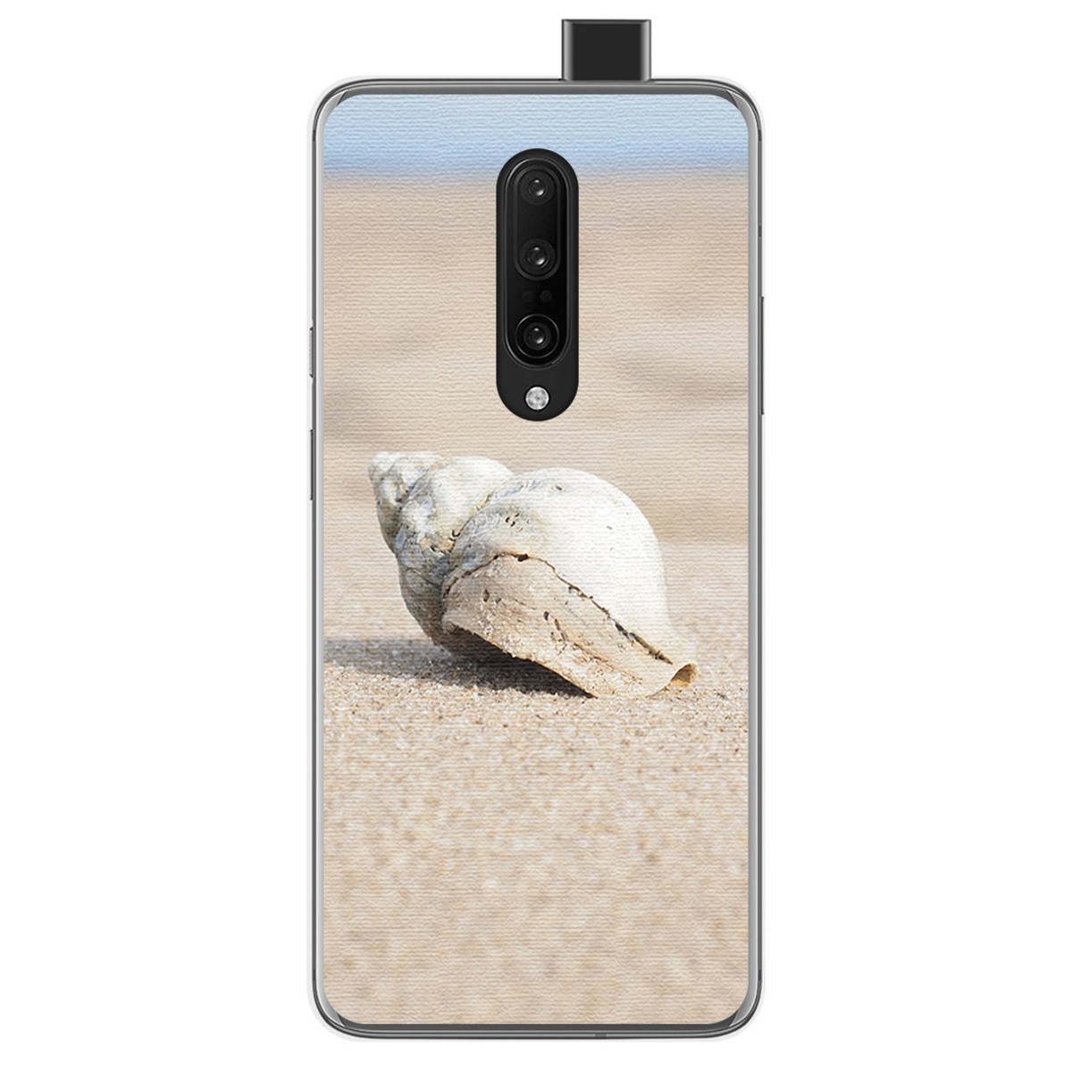 Funda Gel Tpu para Oneplus 7 Pro diseño Concha Dibujos