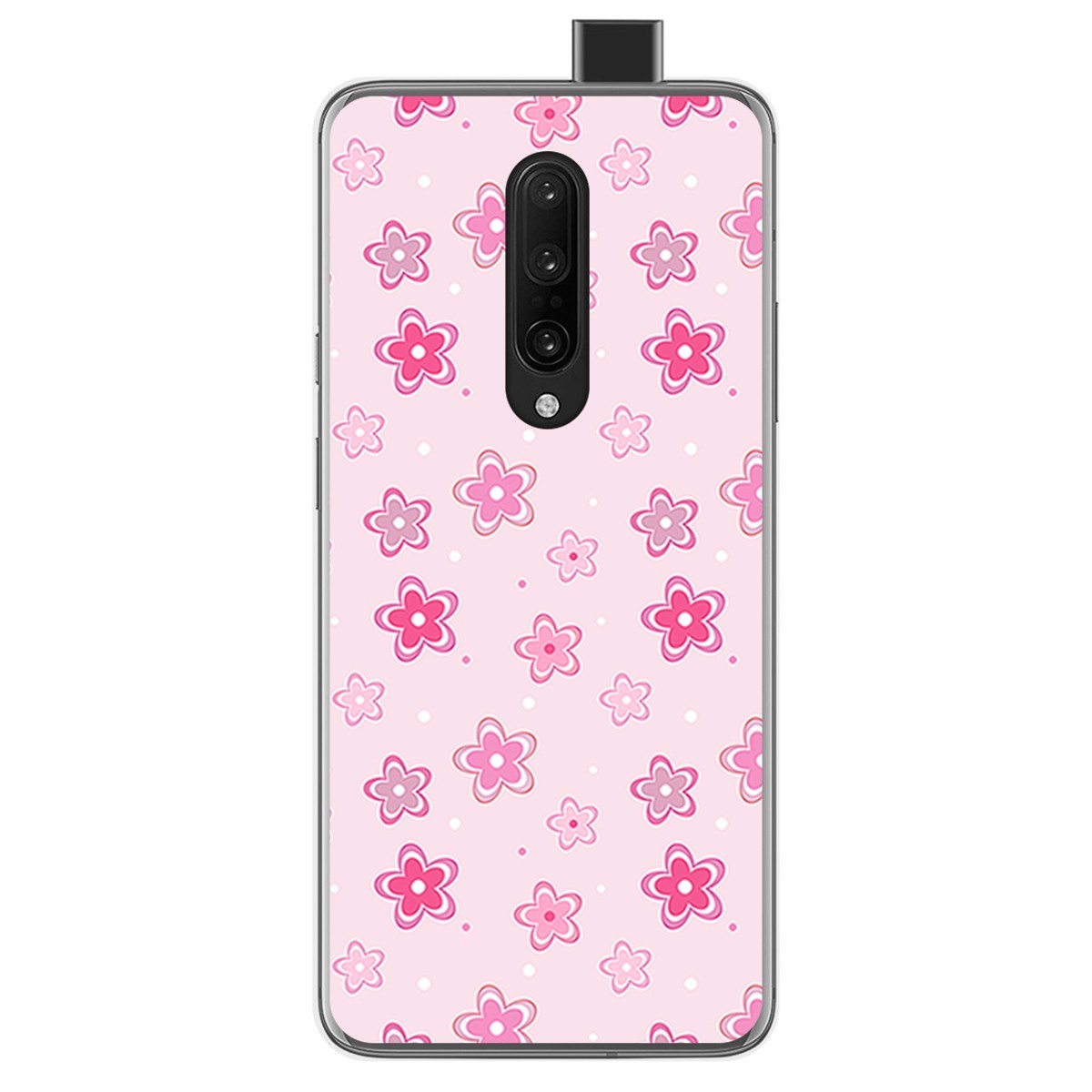 Funda Gel Tpu para Oneplus 7 Pro diseño Flores Dibujos