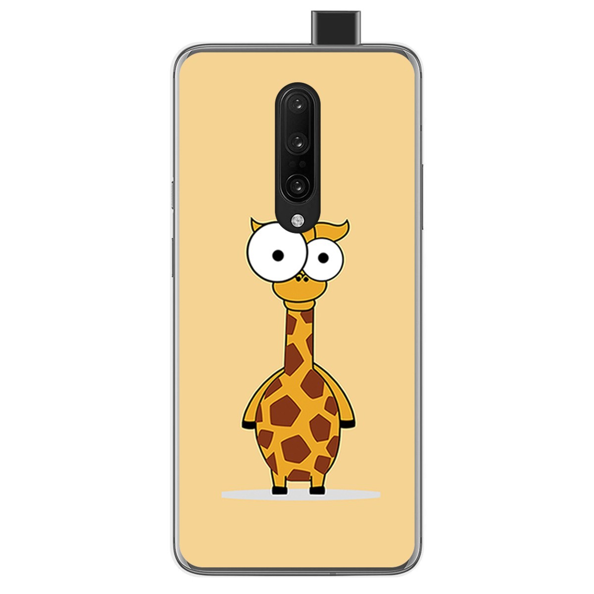 Funda Gel Tpu para Oneplus 7 Pro diseño Jirafa Dibujos