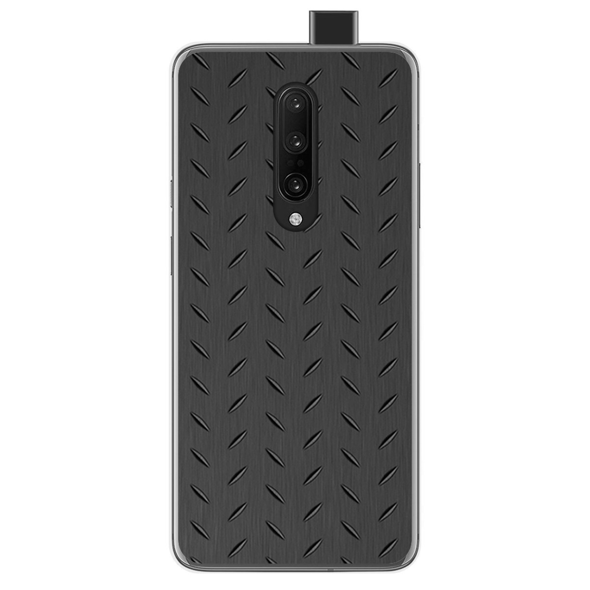 Funda Gel Tpu para Oneplus 7 Pro diseño Metal Dibujos