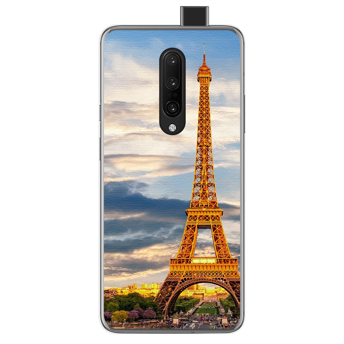 Funda Gel Tpu para Oneplus 7 Pro diseño Paris Dibujos