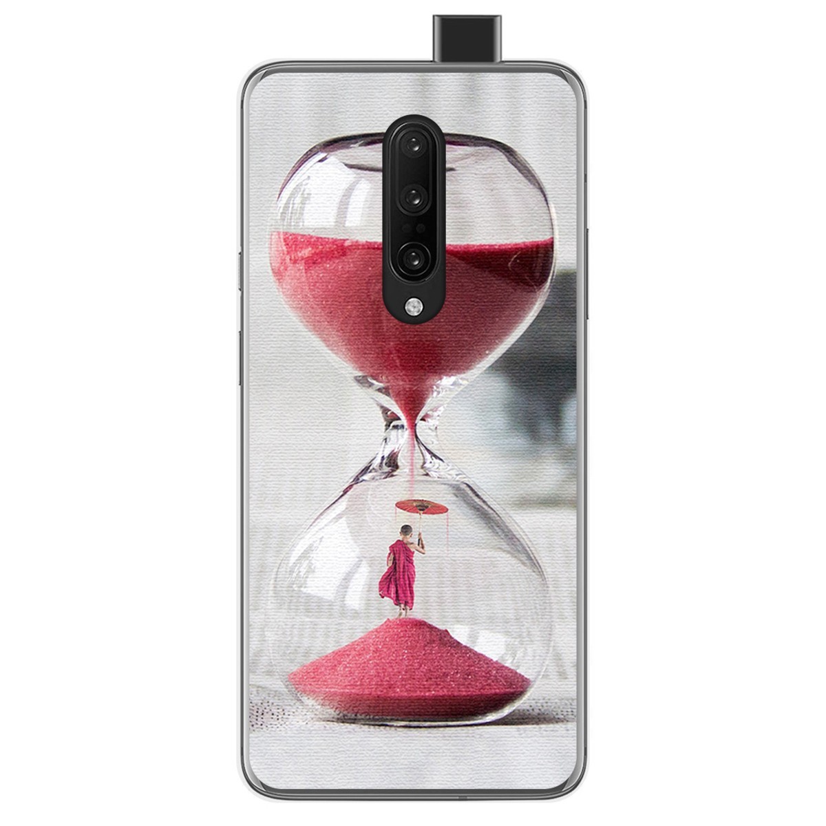 Funda Gel Tpu para Oneplus 7 Pro diseño Reloj Dibujos