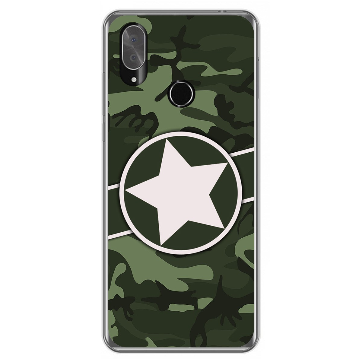 Funda Gel Tpu para Cubot X19 diseño Camuflaje 01 Dibujos