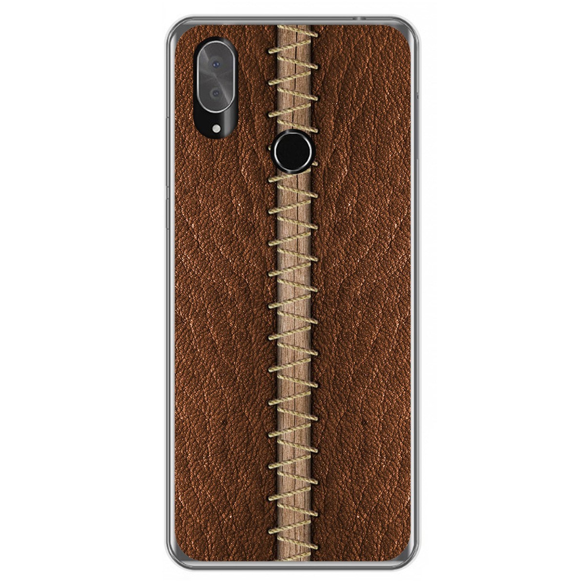 Funda Gel Tpu para Cubot X19 diseño Cuero 01 Dibujos