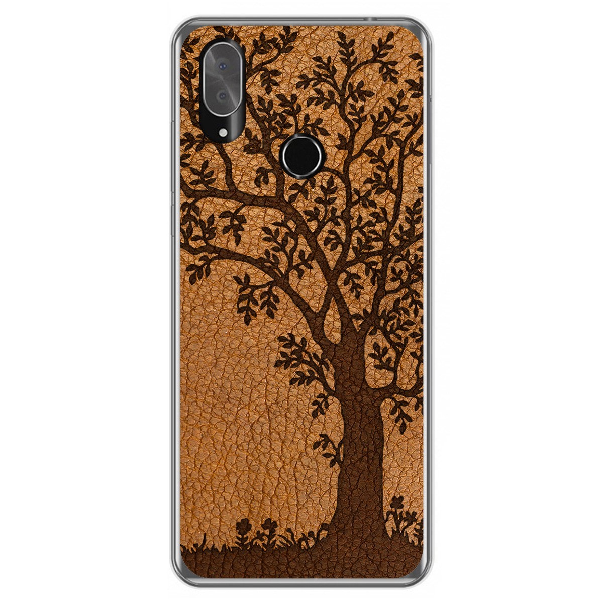 Funda Gel Tpu para Cubot X19 diseño Cuero 03 Dibujos