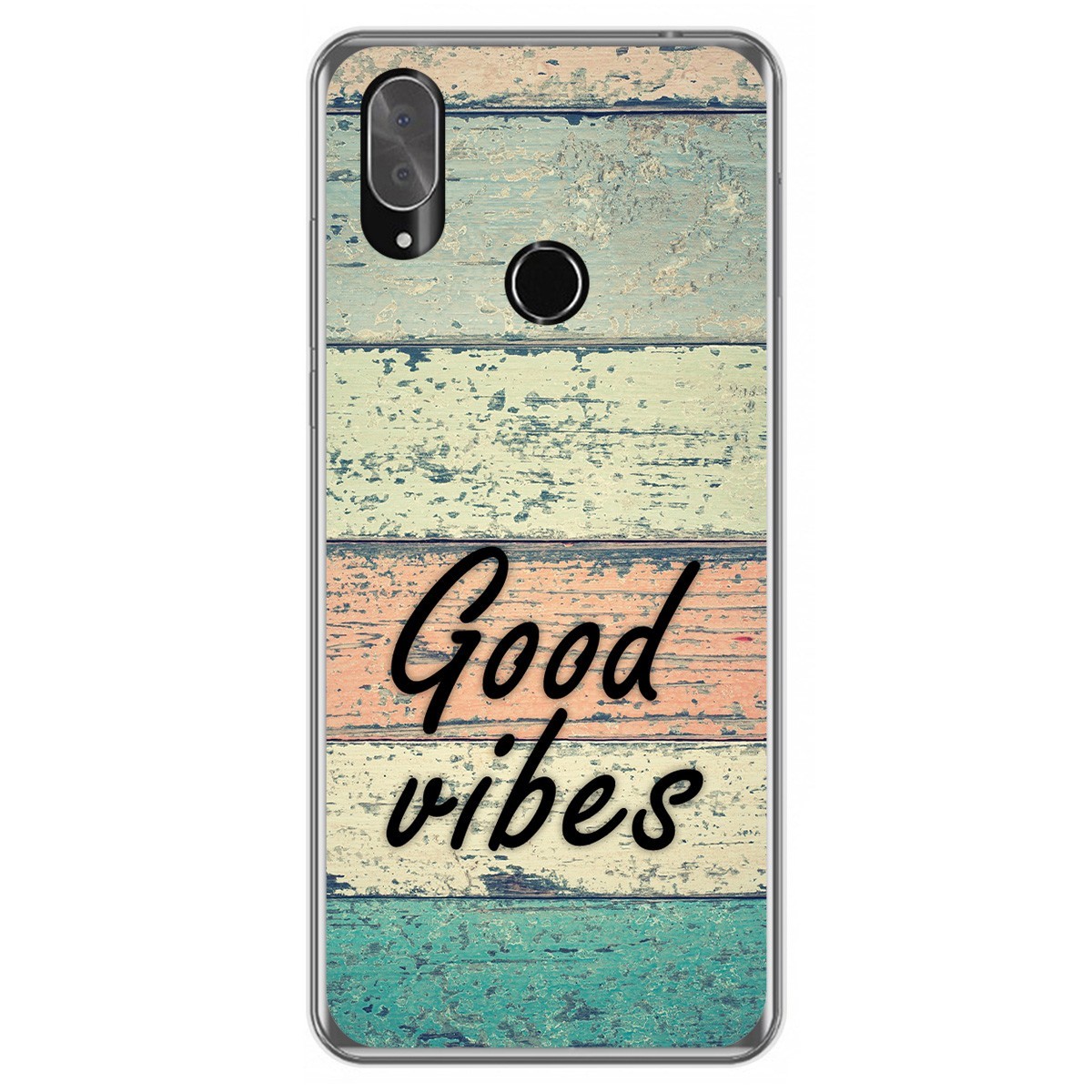 Funda Gel Tpu para Cubot X19 diseño Madera 01 Dibujos