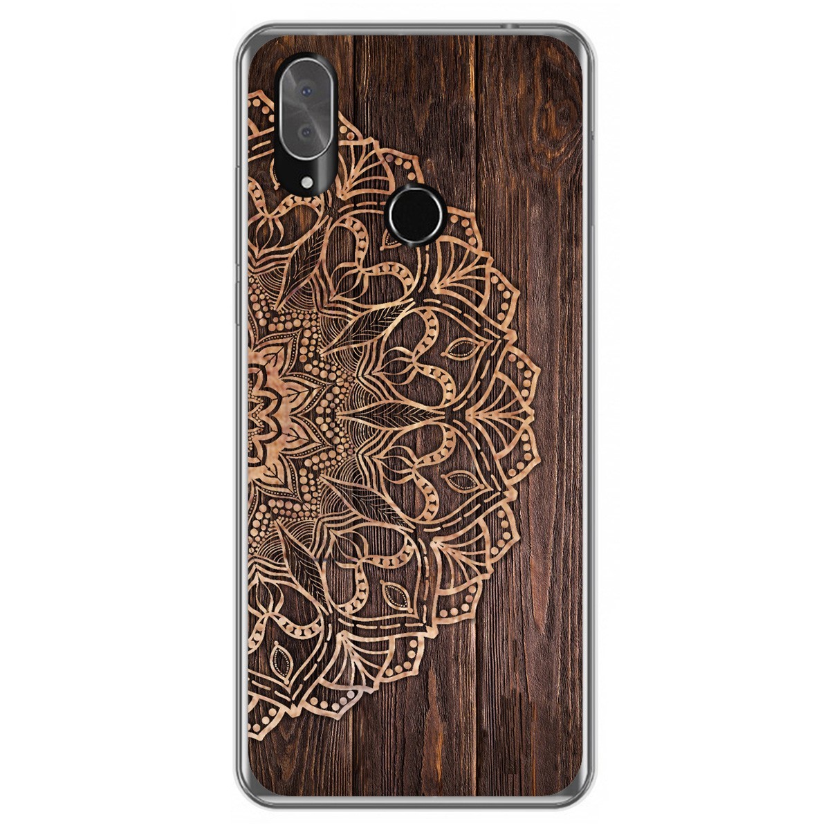 Funda Gel Tpu para Cubot X19 diseño Madera 06 Dibujos