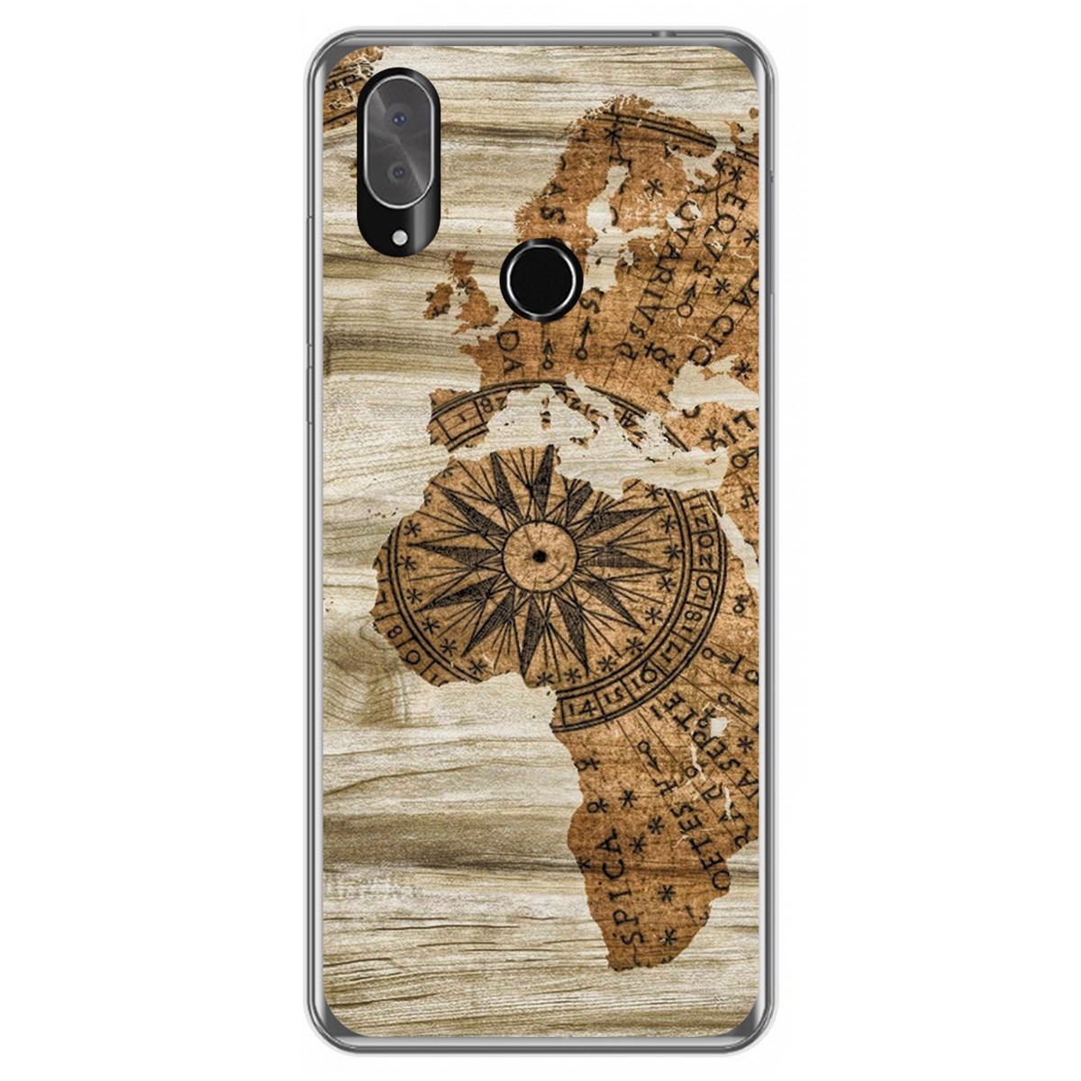 Funda Gel Tpu para Cubot X19 diseño Madera 07 Dibujos