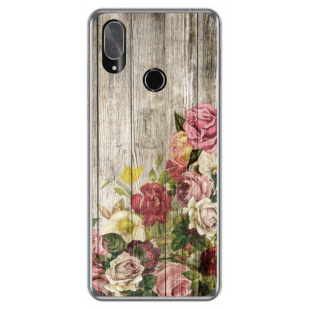 Funda Gel Tpu para Cubot X19 diseño Madera 08 Dibujos