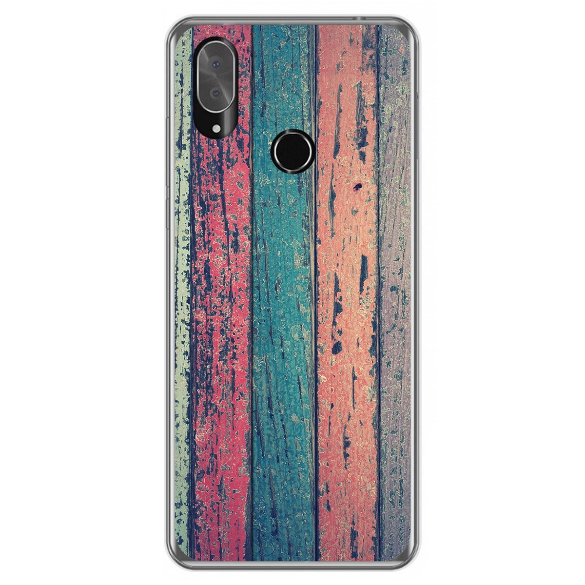 Funda Gel Tpu para Cubot X19 diseño Madera 10 Dibujos