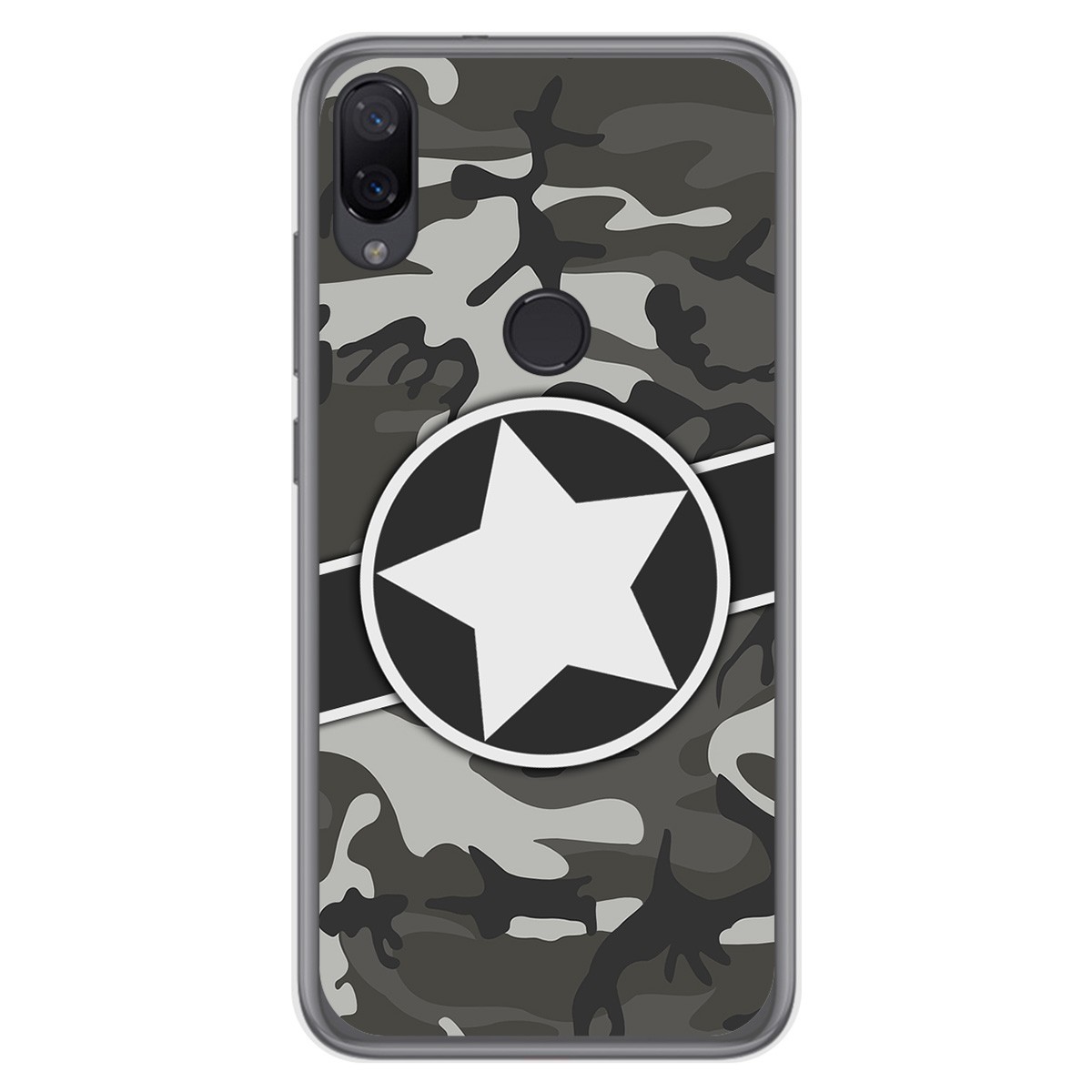 Funda Gel Tpu para Xiaomi Mi Play diseño Camuflaje 02 Dibujos