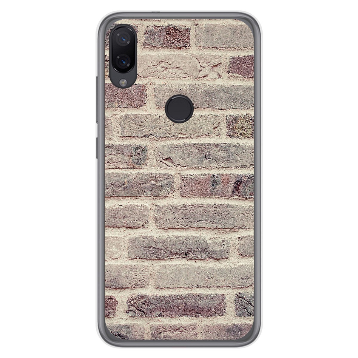 Funda Gel Tpu para Xiaomi Mi Play diseño Ladrillo 01 Dibujos