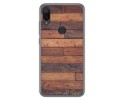 Funda Gel Tpu para Xiaomi Mi Play diseño Madera 03 Dibujos