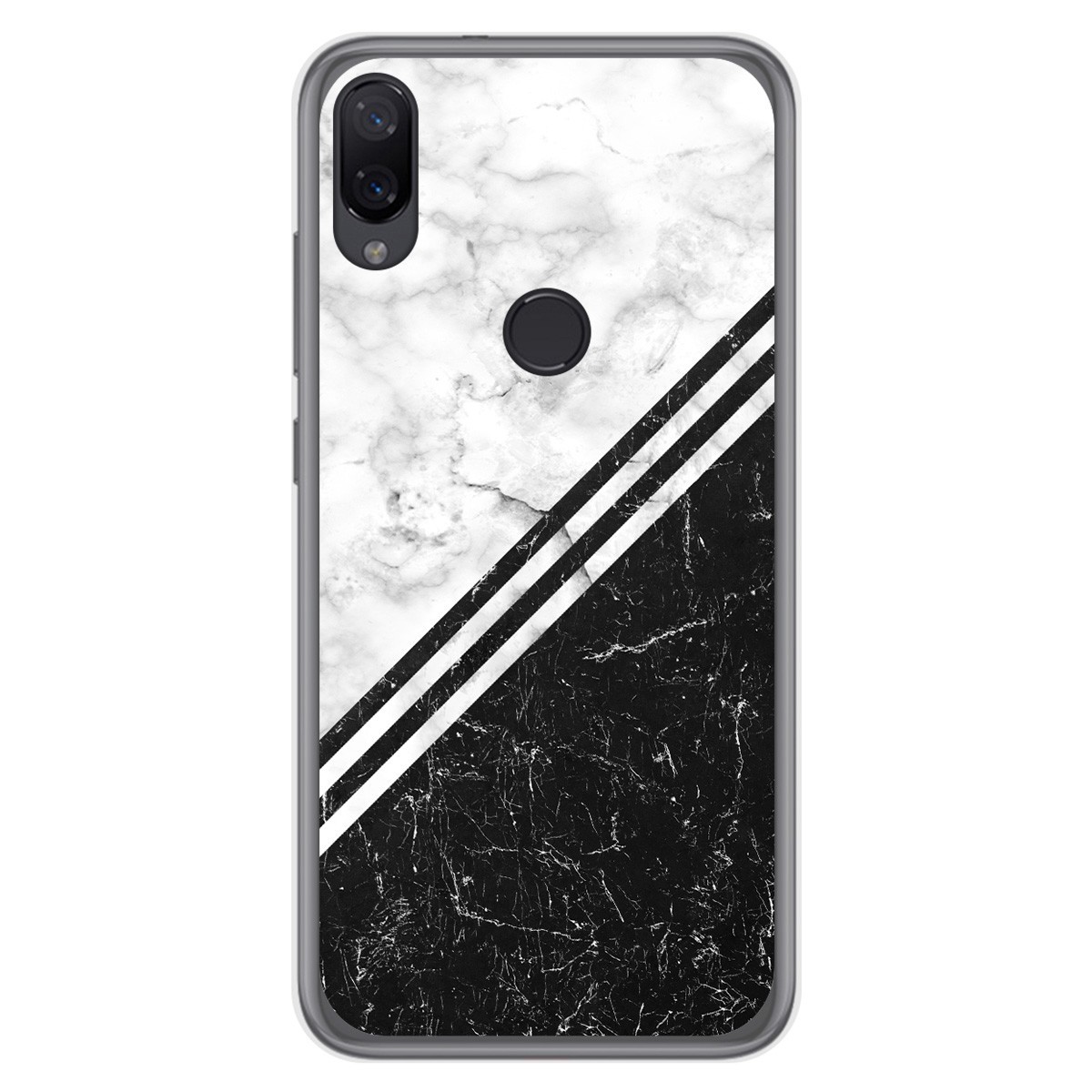 Funda Gel Tpu para Xiaomi Mi Play diseño Mármol 01 Dibujos