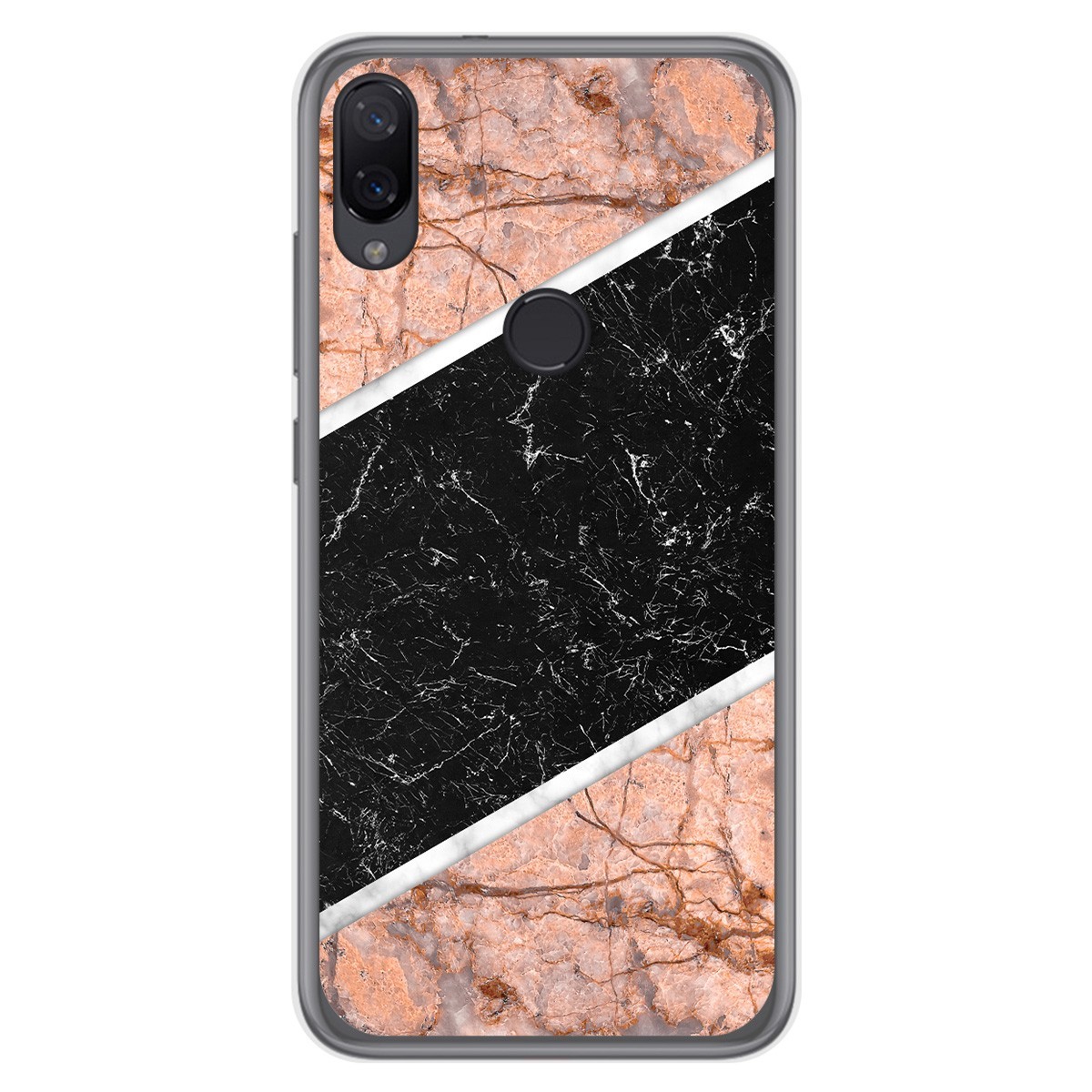 Funda Gel Tpu para Xiaomi Mi Play diseño Mármol 07 Dibujos