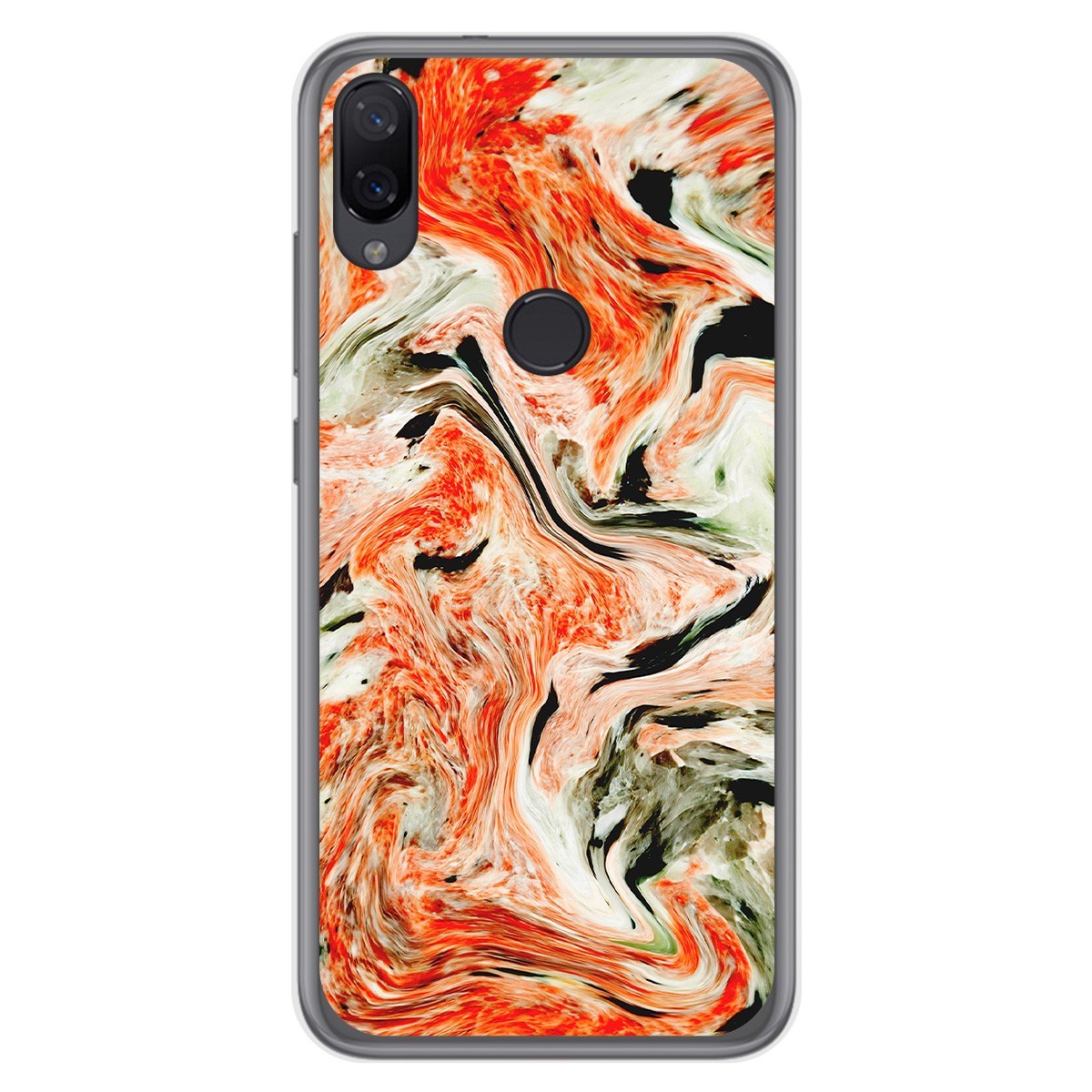 Funda Gel Tpu para Xiaomi Mi Play diseño Mármol 12 Dibujos