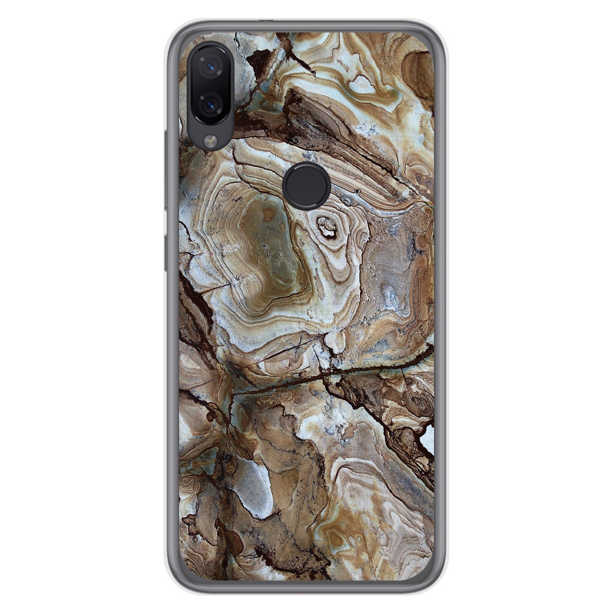 Funda Gel Tpu para Xiaomi Mi Play diseño Mármol 14 Dibujos